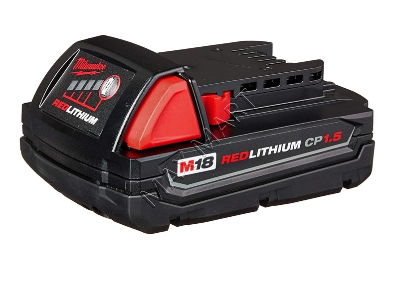 Milwaukee M18 18V Lithium-Ion Compact (CP) 1.5Ah Battery 48-11-1811