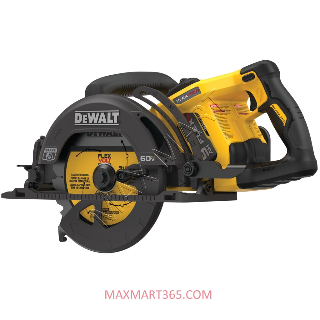 DEWALT DCS577B 60V FLEXVOLT Brushless Cordless 7-1/4-inch Wormdrive Circular Saw (Tool Only)