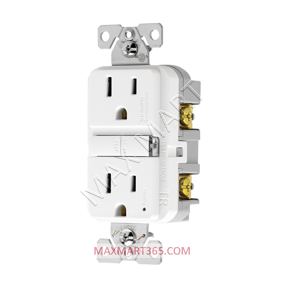 Eaton ETN 15Amp 125V Slim GFCI Tamper-Resistant TR Receptacle Outlet Plug