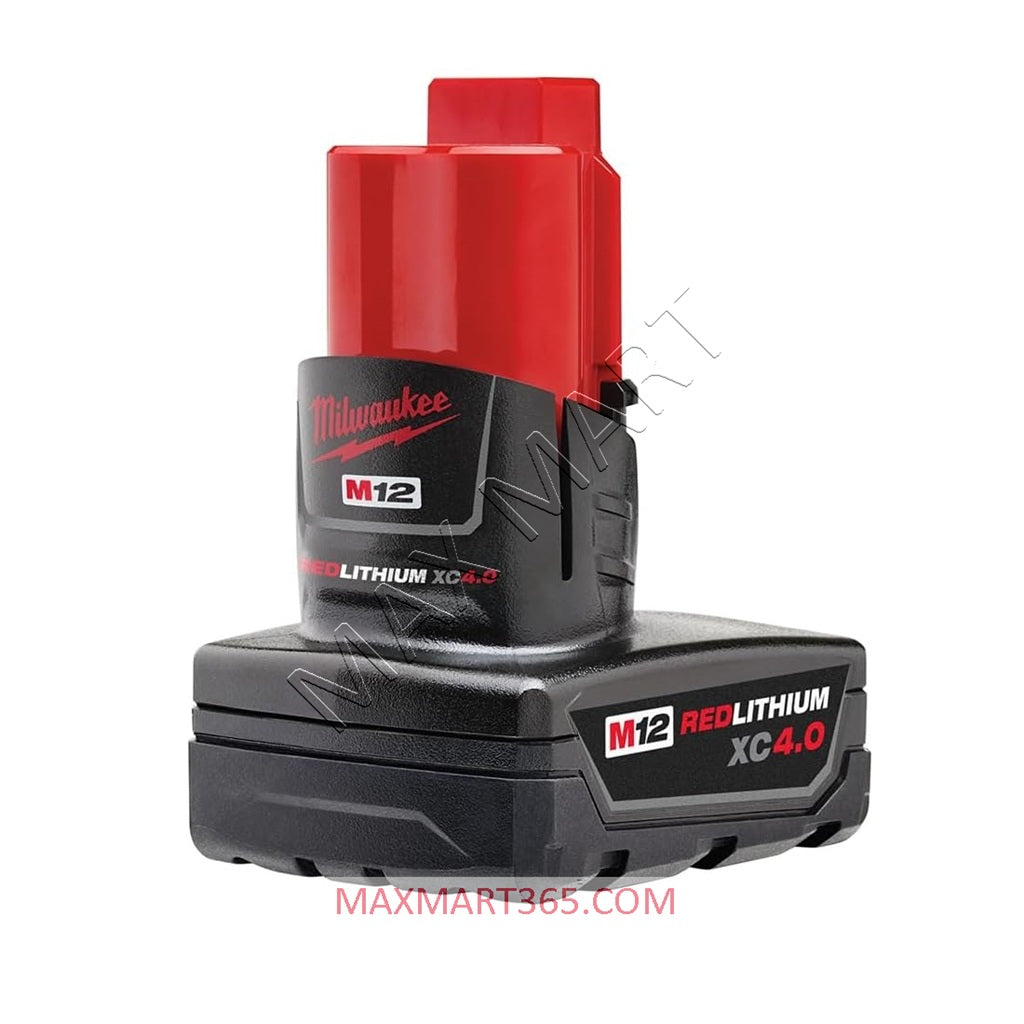 Milwaukee M12 Lithium-Ion Extended Capacity (XC) 4.0Ah 4Ah Battery 48-11-2440