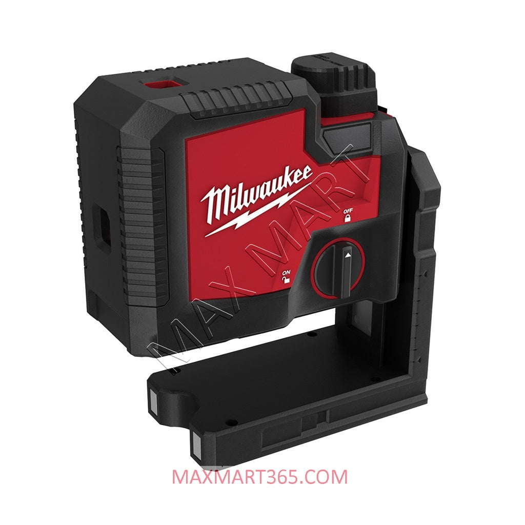 Milwaukee 3510-21 Green 3-Point Rechargeable Laser Level with 3.0Ah Battery and Charger