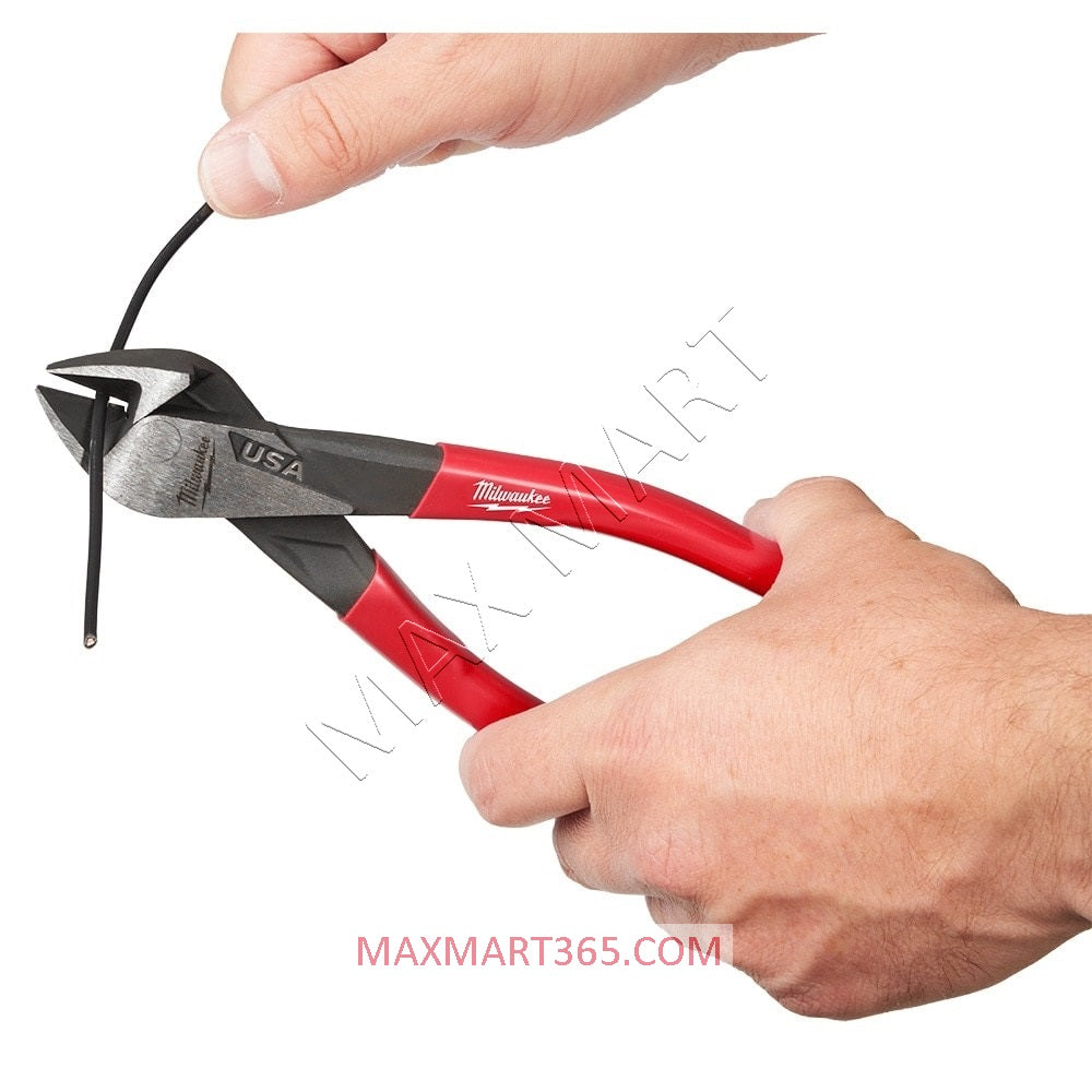 Milwaukee MT508 8-Inch Diagonal Dipped Grip Cutting Pliers (USA)