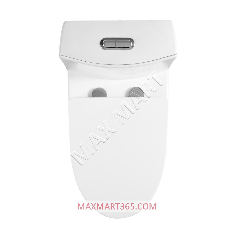 One-Piece Toilet with Soft-Close Seat, CUPC certified, 12-inch Rough-in