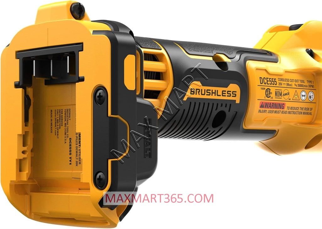 DEWALT DCE555B 20V XR Brushless Cordless Drywall Cut-Out Tool (Tool Only)