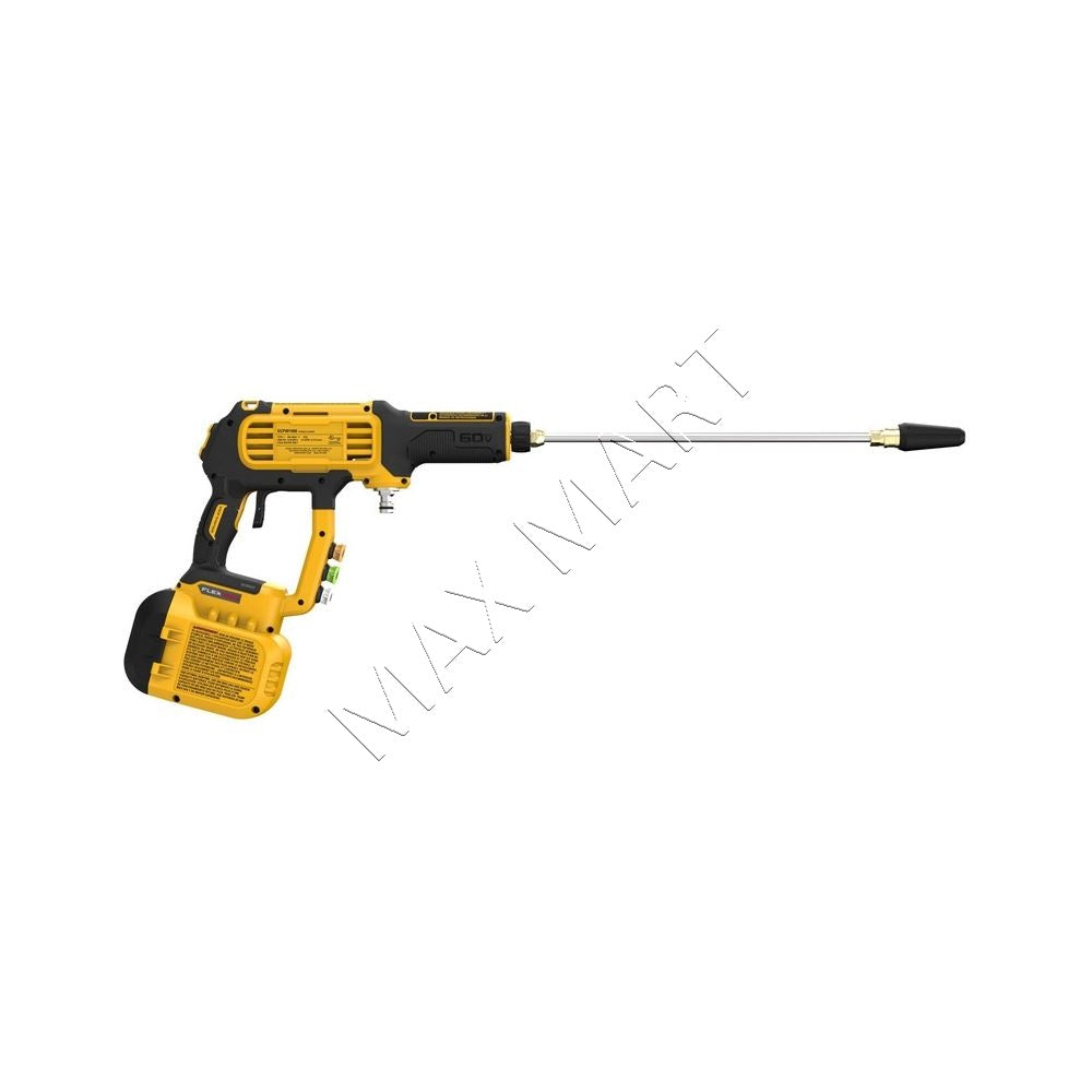 DEWALT 60V FLEXVOLT 1​​000 PSI 1.0 GPM 无绳电动清洁器高压清洗机 DCPW1000 DCPW1000B（仅工具）