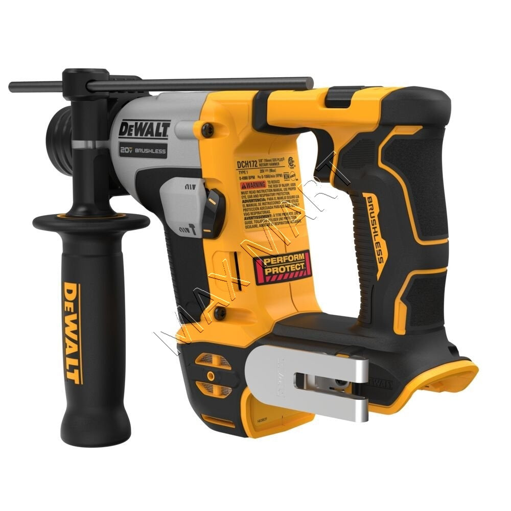 DEWALT DCH172B 20V ATOMIC 无刷无绳 5/8 英寸 SDS Plus 旋转锤