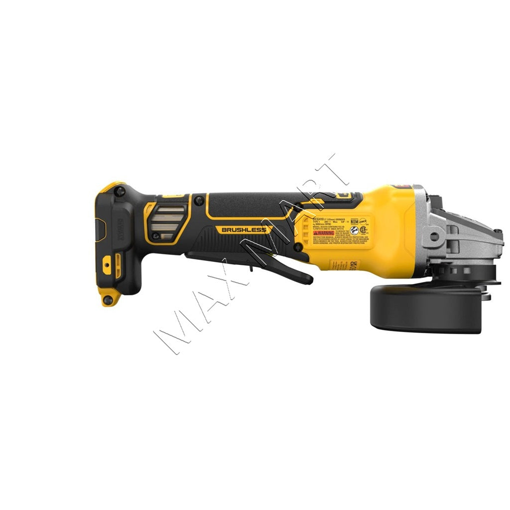 DEWALT DCG410B 20V XR Brushless Cordless 4-1/2-5 in Angle Grinder (Tool Only)