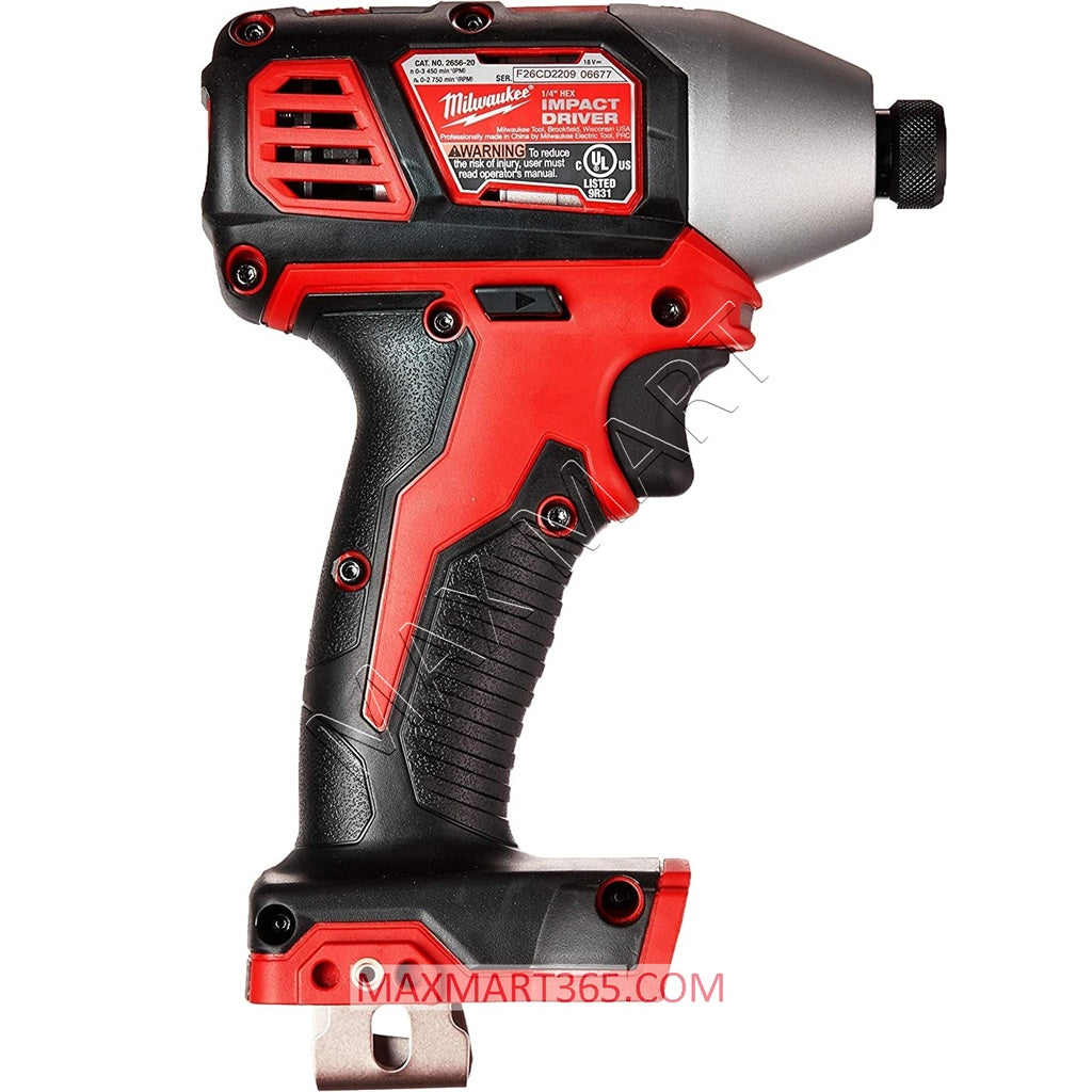 Milwaukee 2656-20 M18 18V Cordless 1/4-inch Hex Impact Driver (Tool Only)