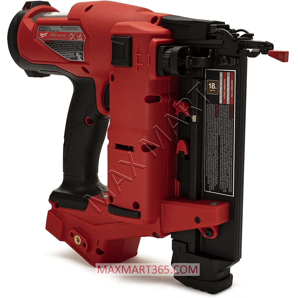 Milwaukee 2746-20 M18 FUEL Brushless Cordless Gen-2 18-Gauge 18ga Brad Nailer (Tool Only)