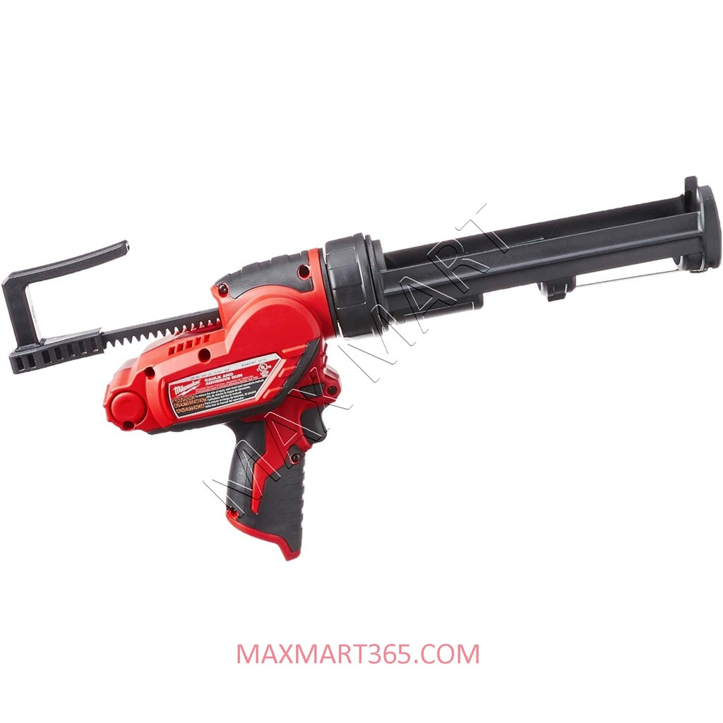 Milwaukee 2441-20 M12 Cordless Caulk and Adhesive Gun (Tool Only) - 10 oz.