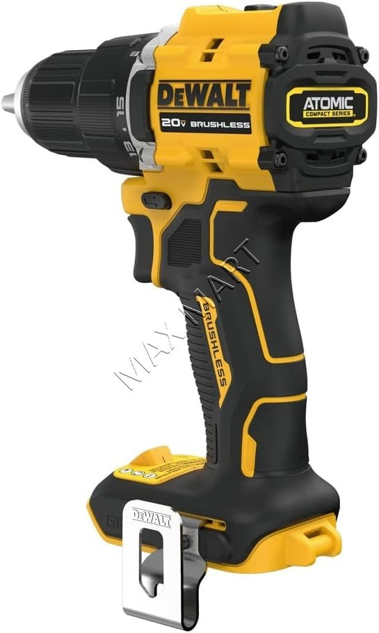 DEWALT DCD794B 20V ATOMIC 无绳无刷 1/2 英寸紧凑型电钻驱动器（仅工具）