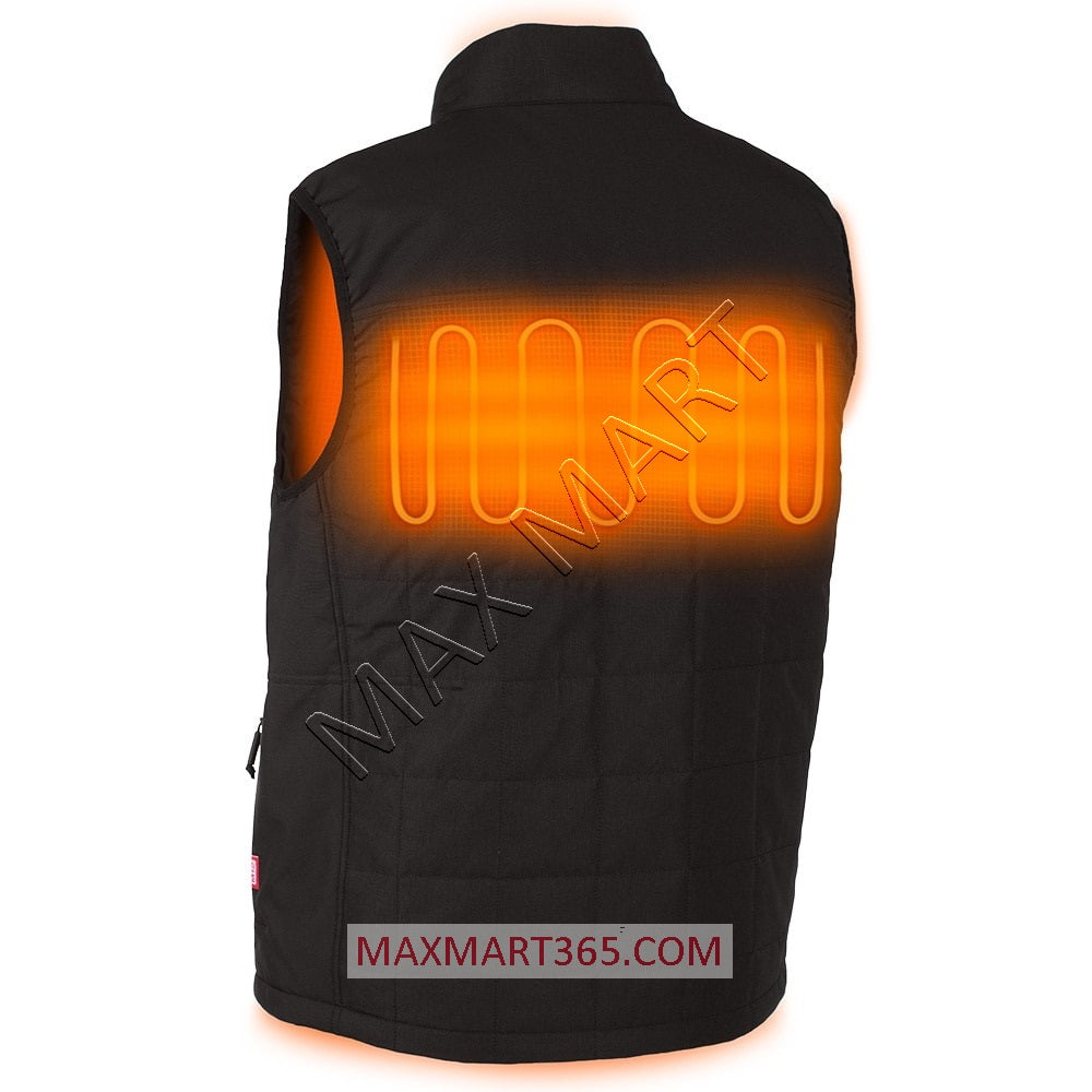 Milwaukee Men's M12 AXIS Black Heated Vest M300B-20XL - Size XL