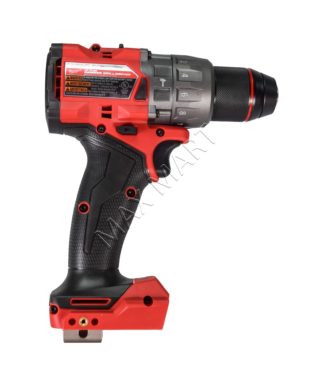 Milwaukee 2904-20 M18 FUEL Brushless Cordless 1/2-in Hammer Drill Driver (Tool Only)