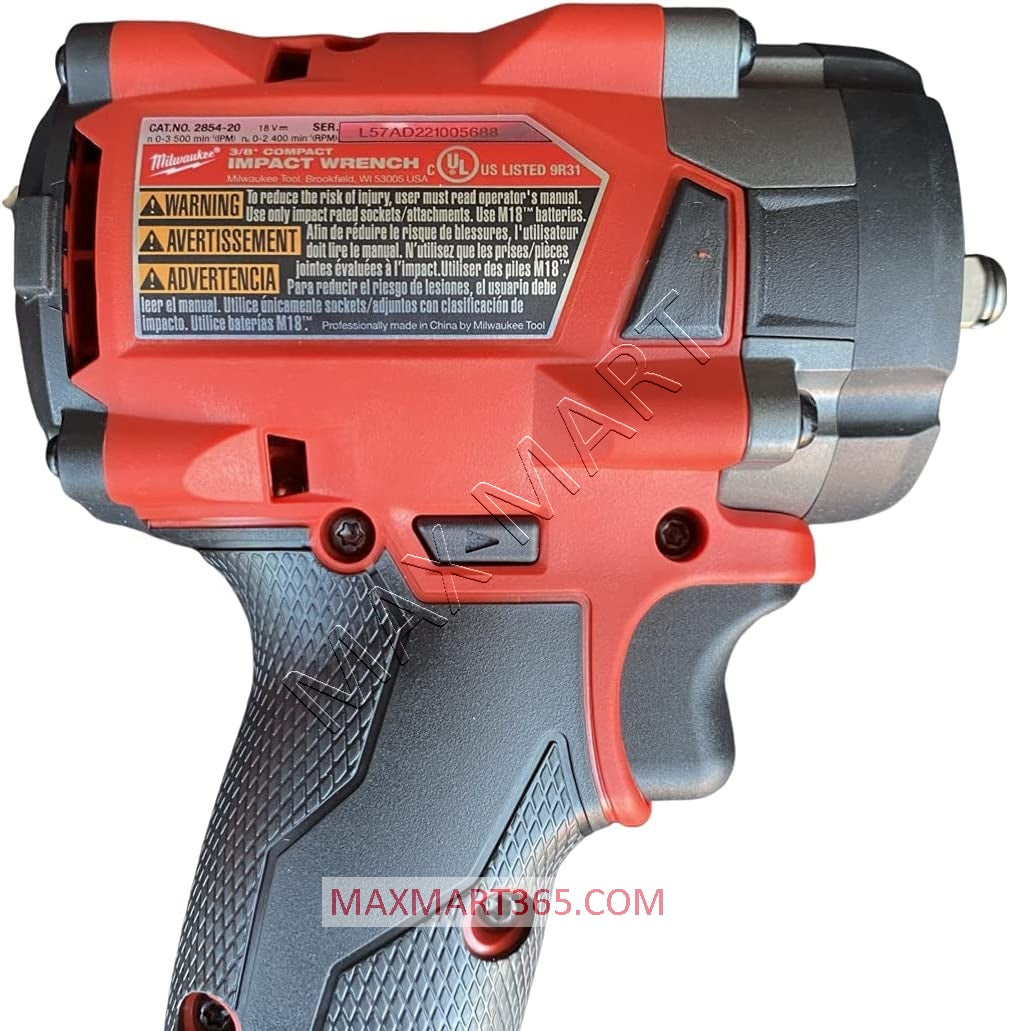 Milwaukee 2854-20 M18 FUEL Gen-2 Brushless Cordless 3/8-inch Compact Impact Wrench (Tool Only)