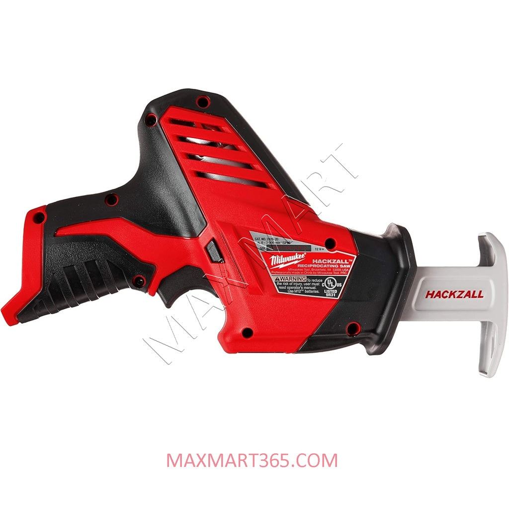 Milwaukee 2420-20 M12 Cordless One-Handed HACKZALL Reciprocating Saw (Tool Only)