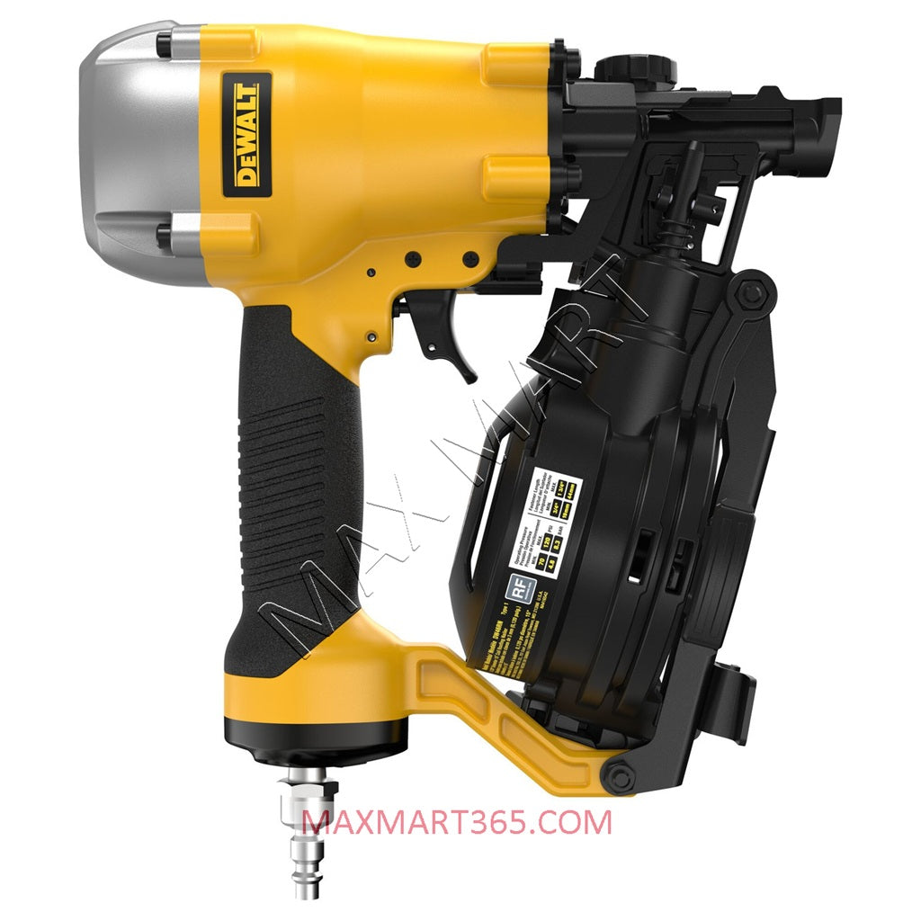 DEWALT DW46RN 3/4-Inch to 1-3/4-Inch 15 Degree Pneumatic Coil Roofing Nailer