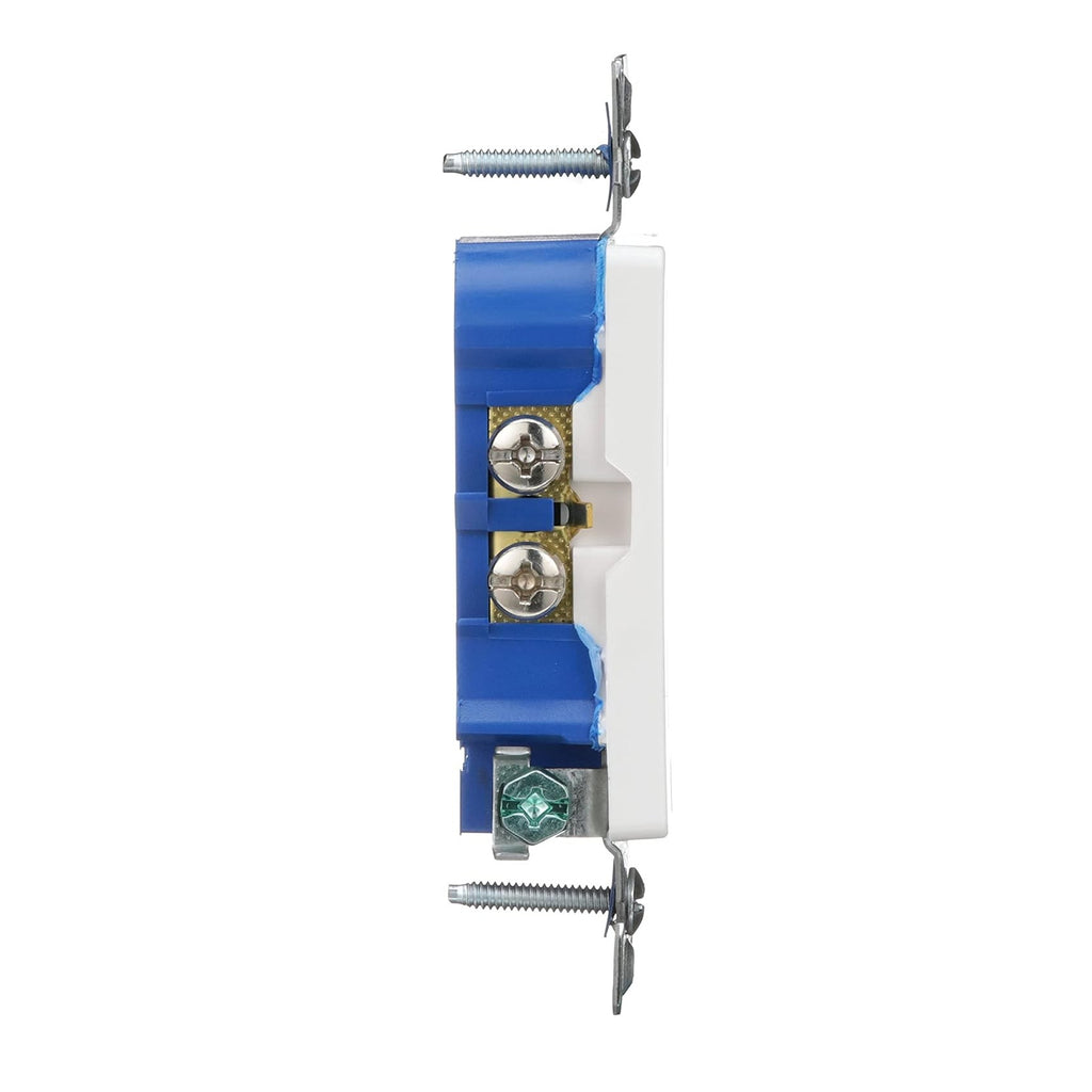 Eaton TR1107W 15Amp Tamper Resistant TR Duplex Receptacle Outlet Plug - White