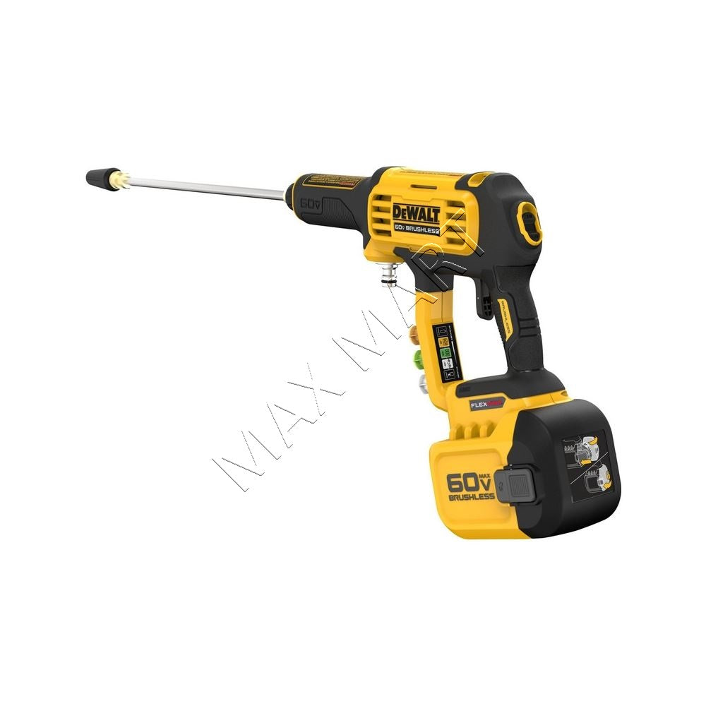 DEWALT 60V FLEXVOLT 1​​000 PSI 1.0 GPM 无绳电动清洁器高压清洗机 DCPW1000 DCPW1000B（仅工具）