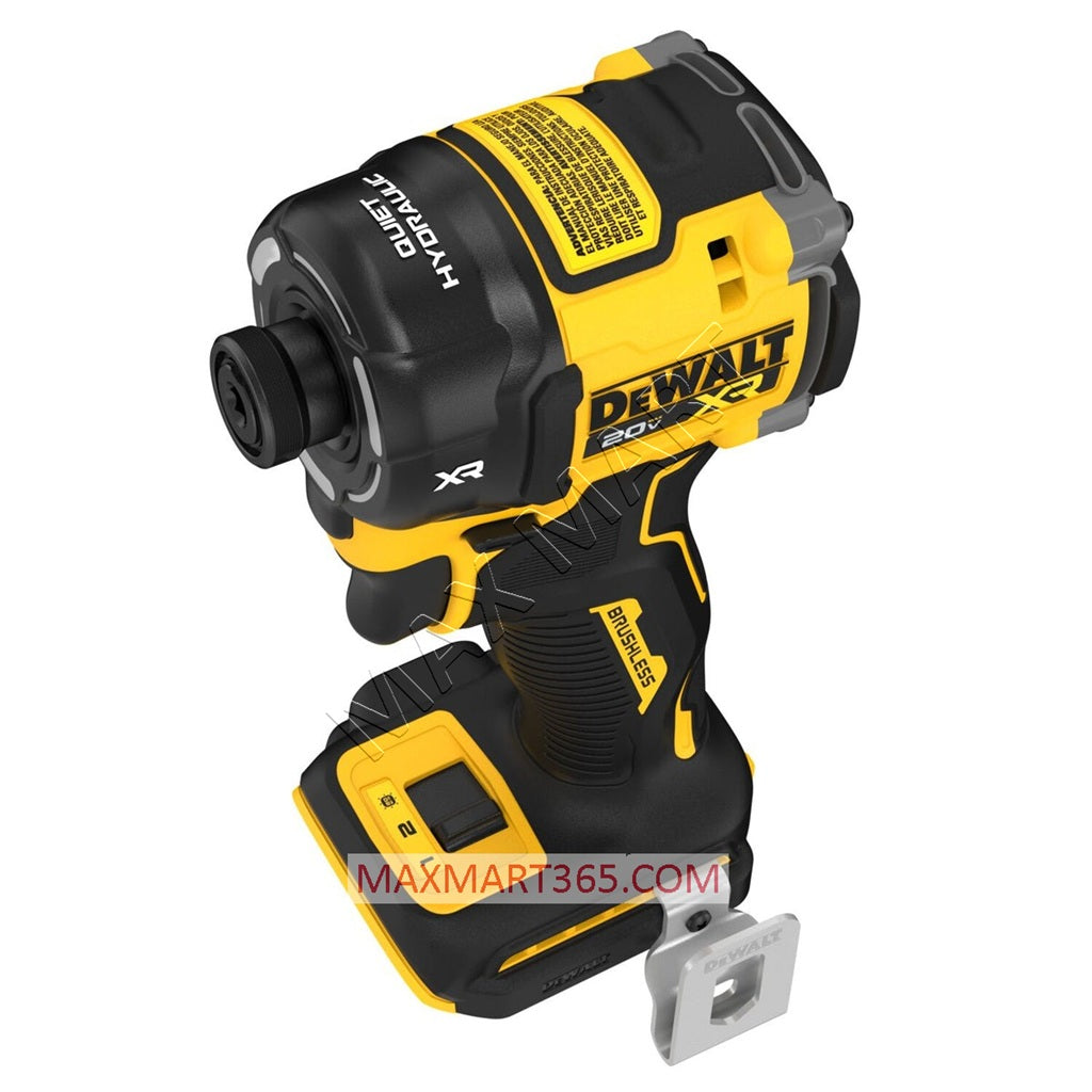DEWALT 得伟 DCF870B 20V XR 无刷无绳三速 1/4 英寸静音液压冲击起子（仅工具）