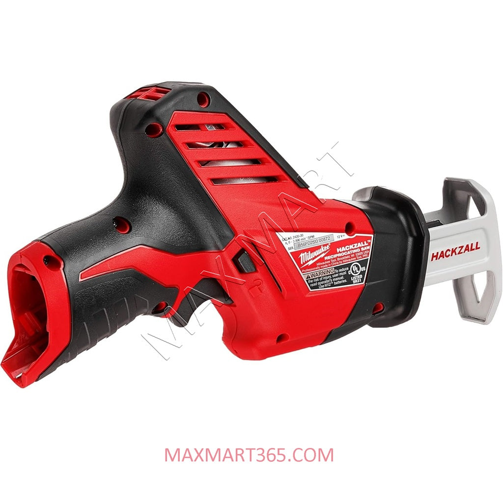 Milwaukee 2420-20 M12 Cordless One-Handed HACKZALL Reciprocating Saw (Tool Only)