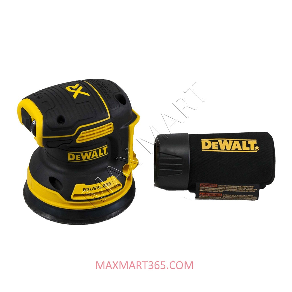 DEWALT DCW210B 20V XR Cordless Brushless 5-inch Variable-Speed Random Orbital Sander (Tool Only)