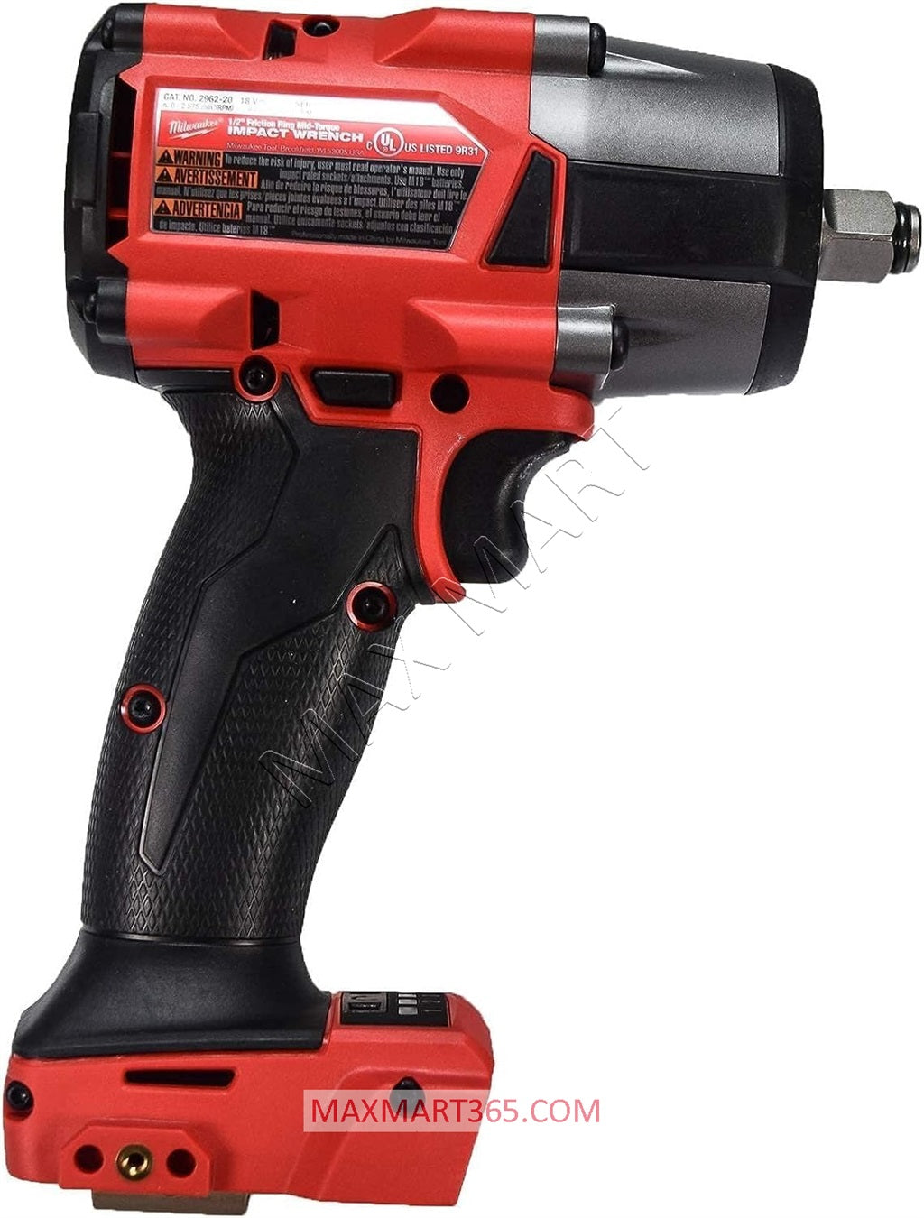 Milwaukee 2962-20 M18 FUEL GEN-2 Mid Torque 1/2-inch Impact Wrench w/ Friction Ring (Tool Only)