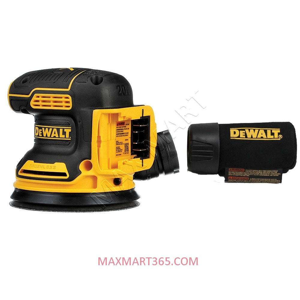 DEWALT DCW210B 20V XR Cordless Brushless 5-inch Variable-Speed Random Orbital Sander (Tool Only)