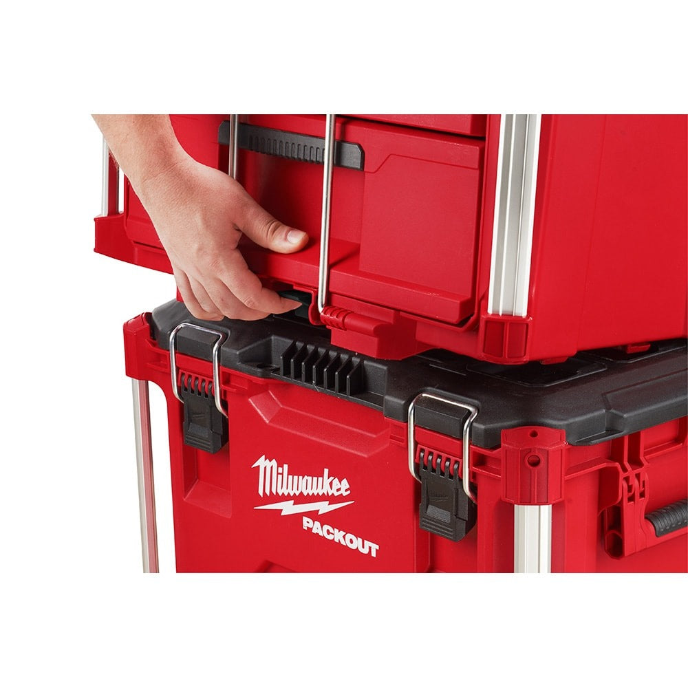 MILWAUKEE 48-22-8442 PACKOUT 22-inch 2-Drawer Tool Box with Metal Reinforced Corners