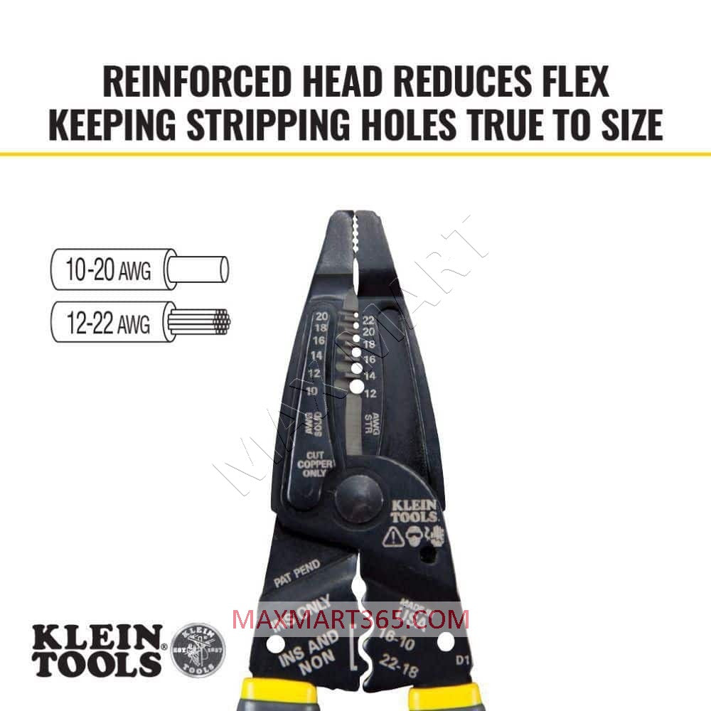 Klein Tools Klein-Kurve 长鼻剥线钳、电线剪钳、压接工具 1009SEN