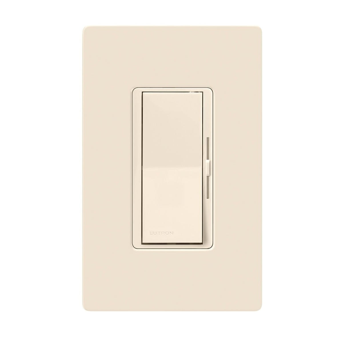 Lutron DIVA LED+ Dimmer Switch w/ Wallplate, Single Pole or 3-Way, DVWCL-153PH - Light Almond