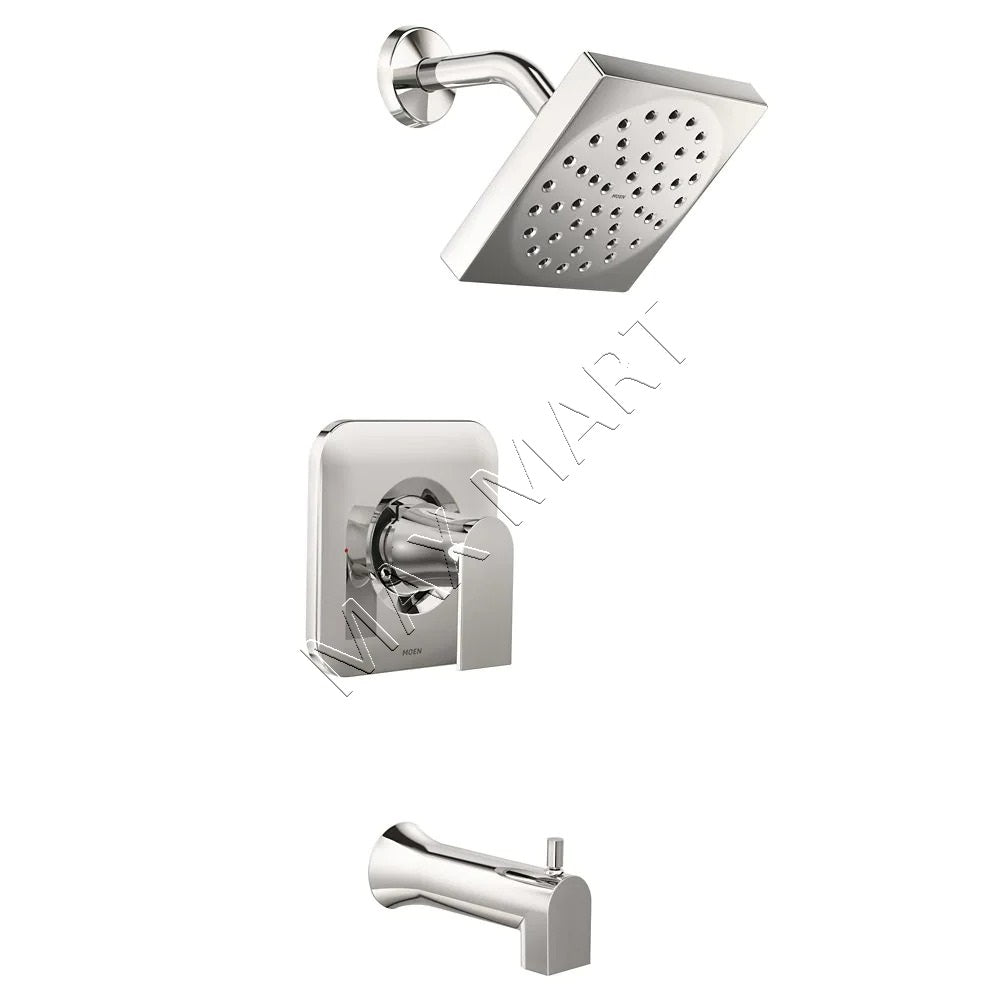 MOEN Genta 82760 Single-Handle Bathtub Shower Faucet (Valve Included) - Chrome