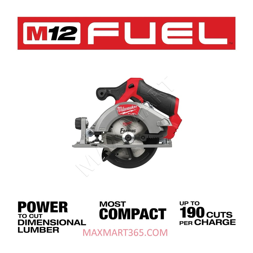 Milwaukee 2521-20 M12 12V Brushless Cordless 5-3/8-inch Circular Saw (Tool Only)