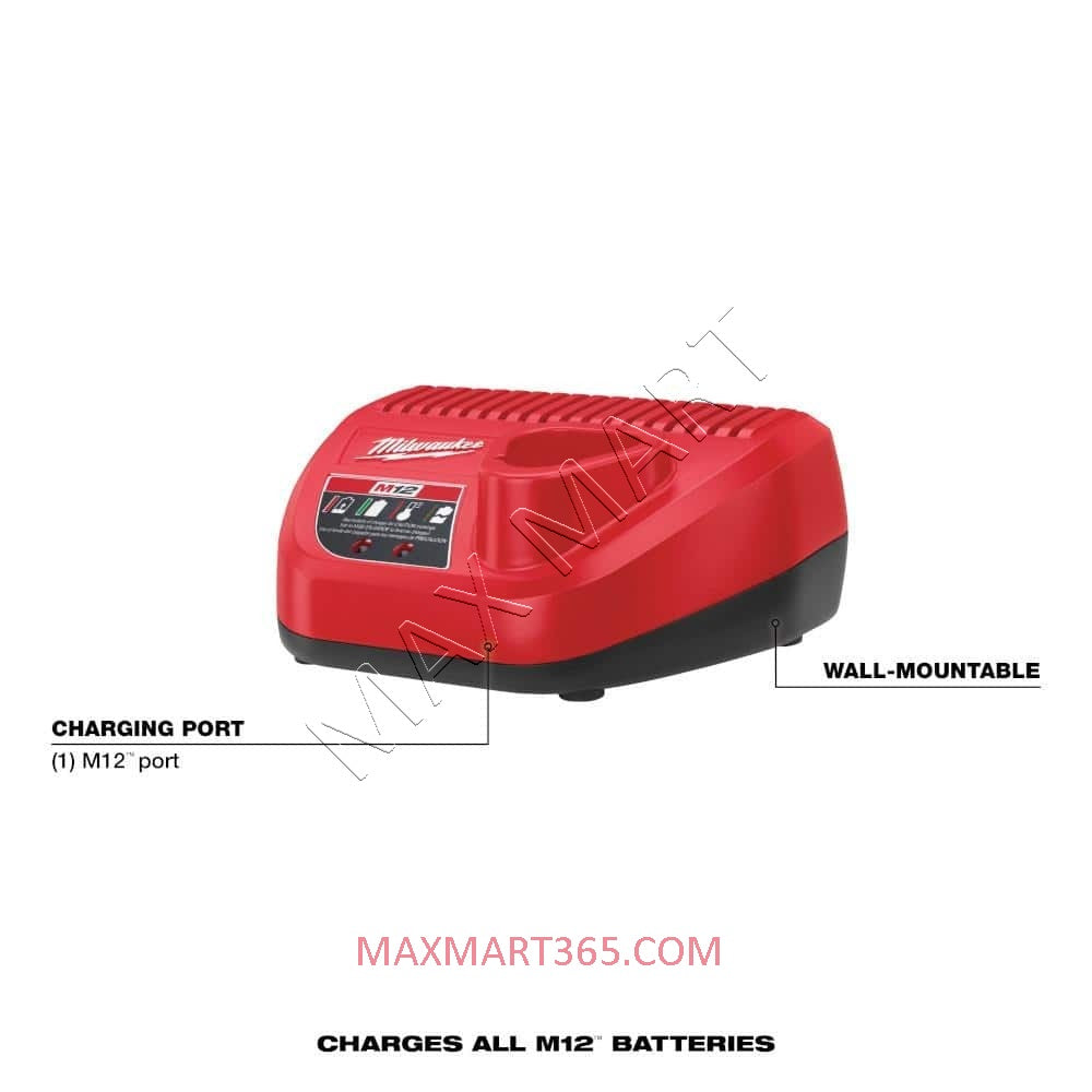 Milwaukee 48-59-2401 M12 12V Battery Charger