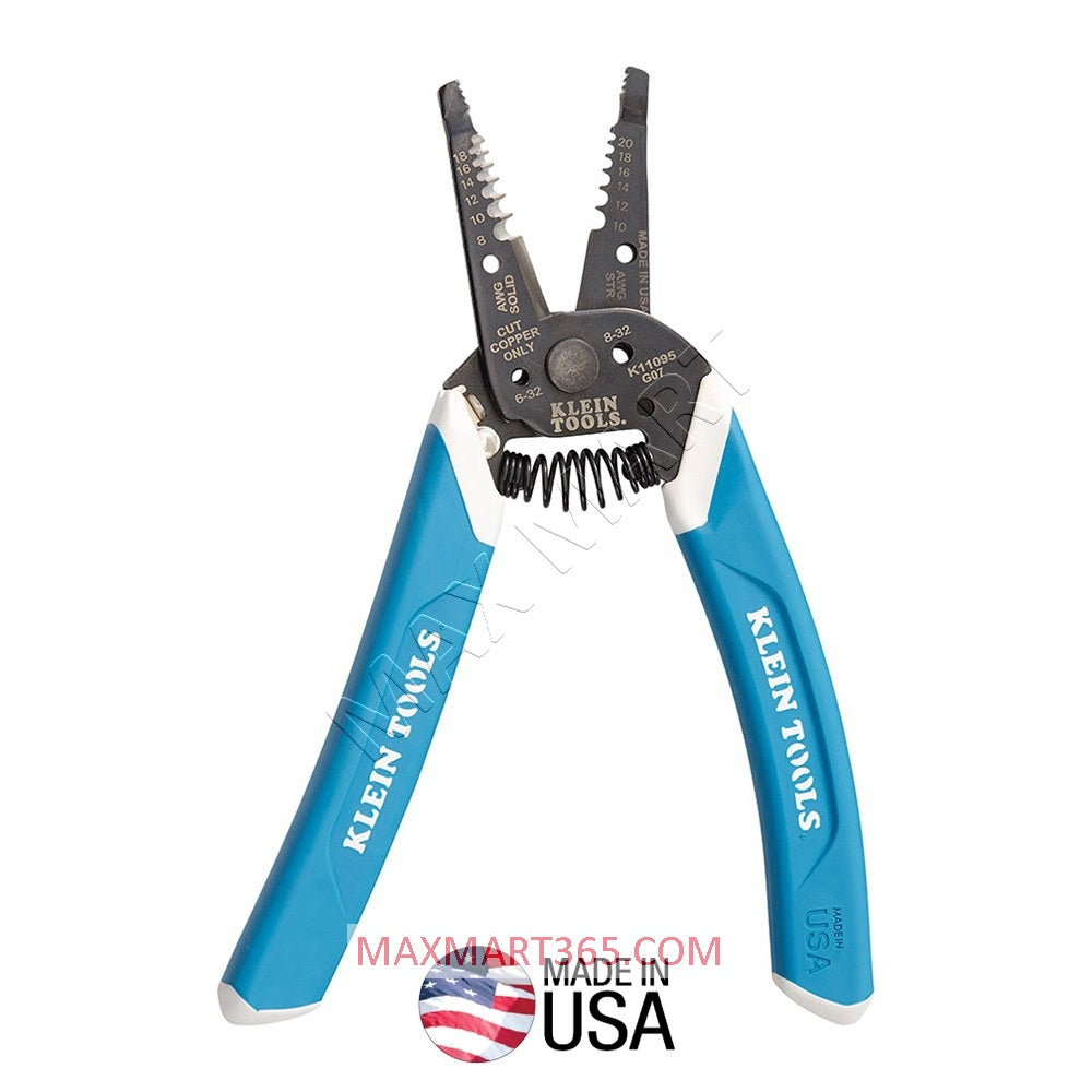 Klein Tools Klein-Kurve 8-20 AWG Wire Stripper/Cutter K11095SEN K11095