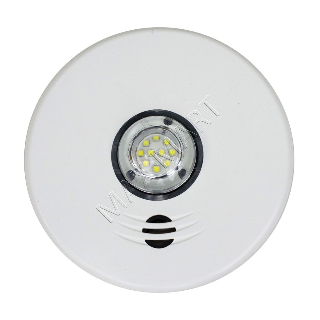 Kidde 2-in-1 2in1 Alarm Hardwire Interconnected Smoke with LED Strobe Light and Voice Alert