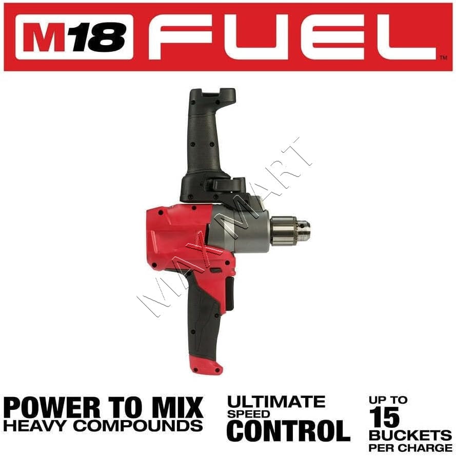 Milwaukee 2810-20 M18 FUEL Brushless Cordless 1/2-inch Variable-Speed Mud Mixer (Tool Only)