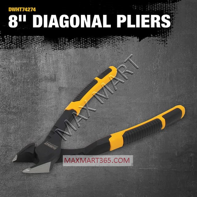 DEWALT DWHT4274 8-Inch Diagonal Pliers with Prying Tip