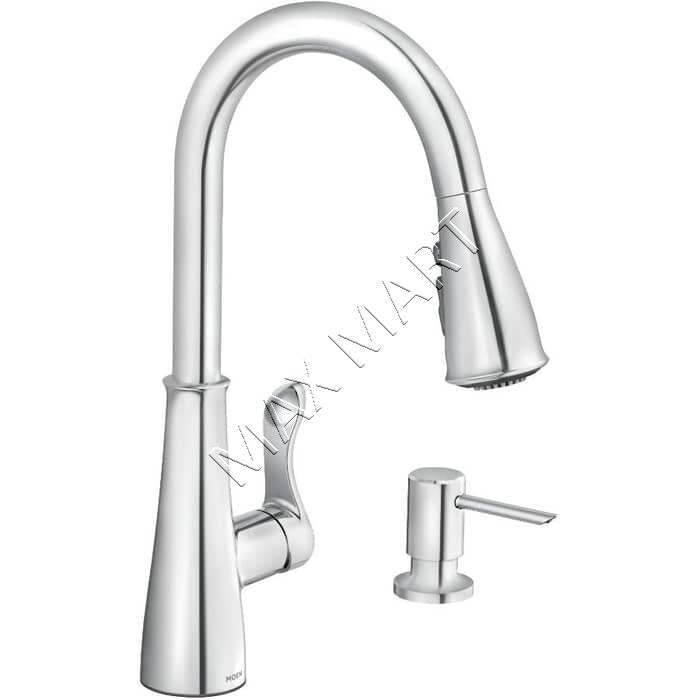 Moen Hadley 87245 Pull-Down Kitchen Faucet with Power Boost - Chrome