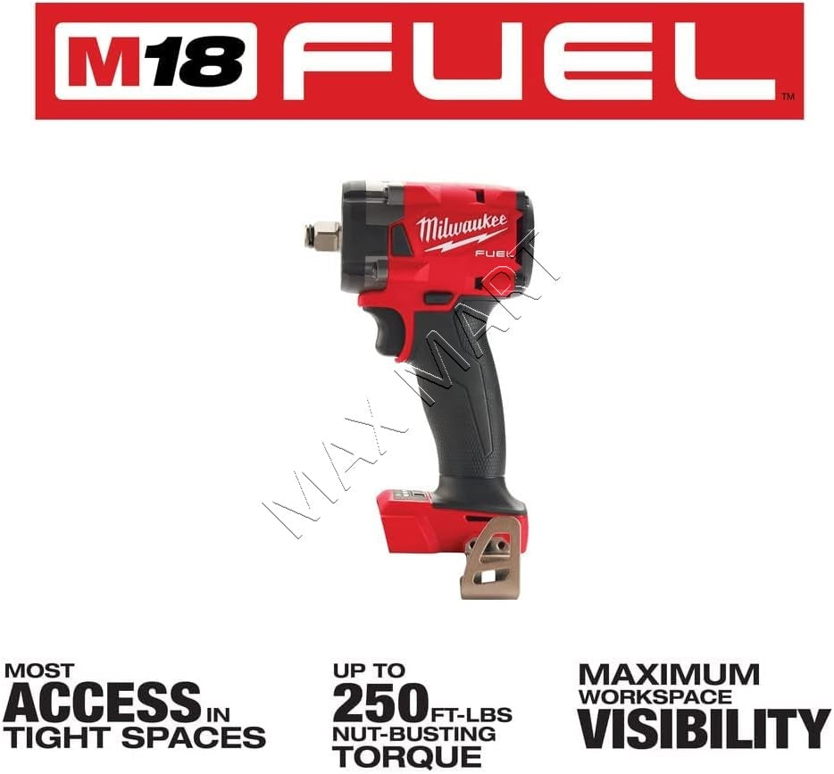 Milwaukee 2855-20 M18 FUEL Gen-2 Brushless Cordless 1/2-inch Compact Impact Wrench (Tool Only)