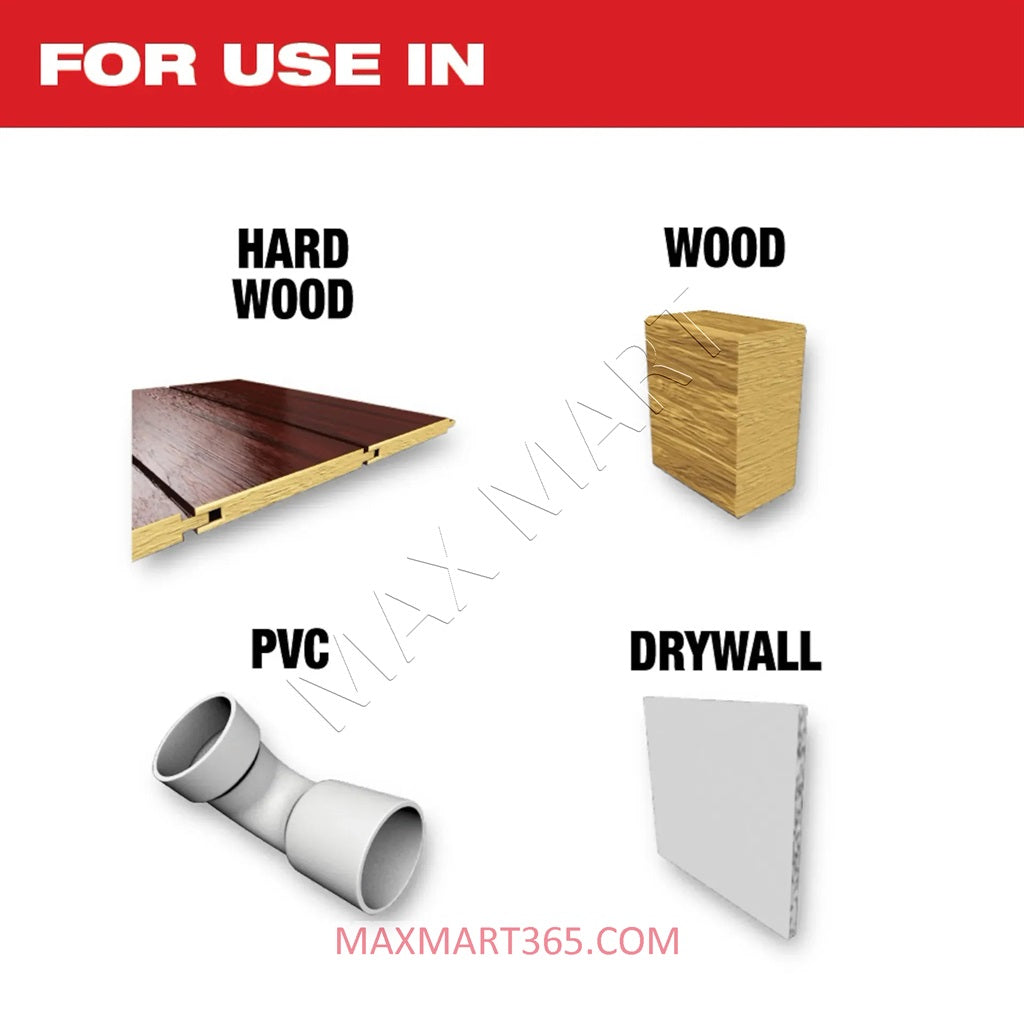 Milwaukee 49-25-1133 High Carbon Steel Universal Fit Japanese Teeth Hardwood Cutting Oscillating Multi Tool Blades (3-Pack)