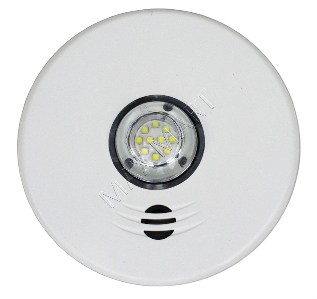 Kidde 3 in 1 3-in-1 Alarm Hardwire Interconnected Smoke and CO Alarm with LED Strobe Light and Voice Alert