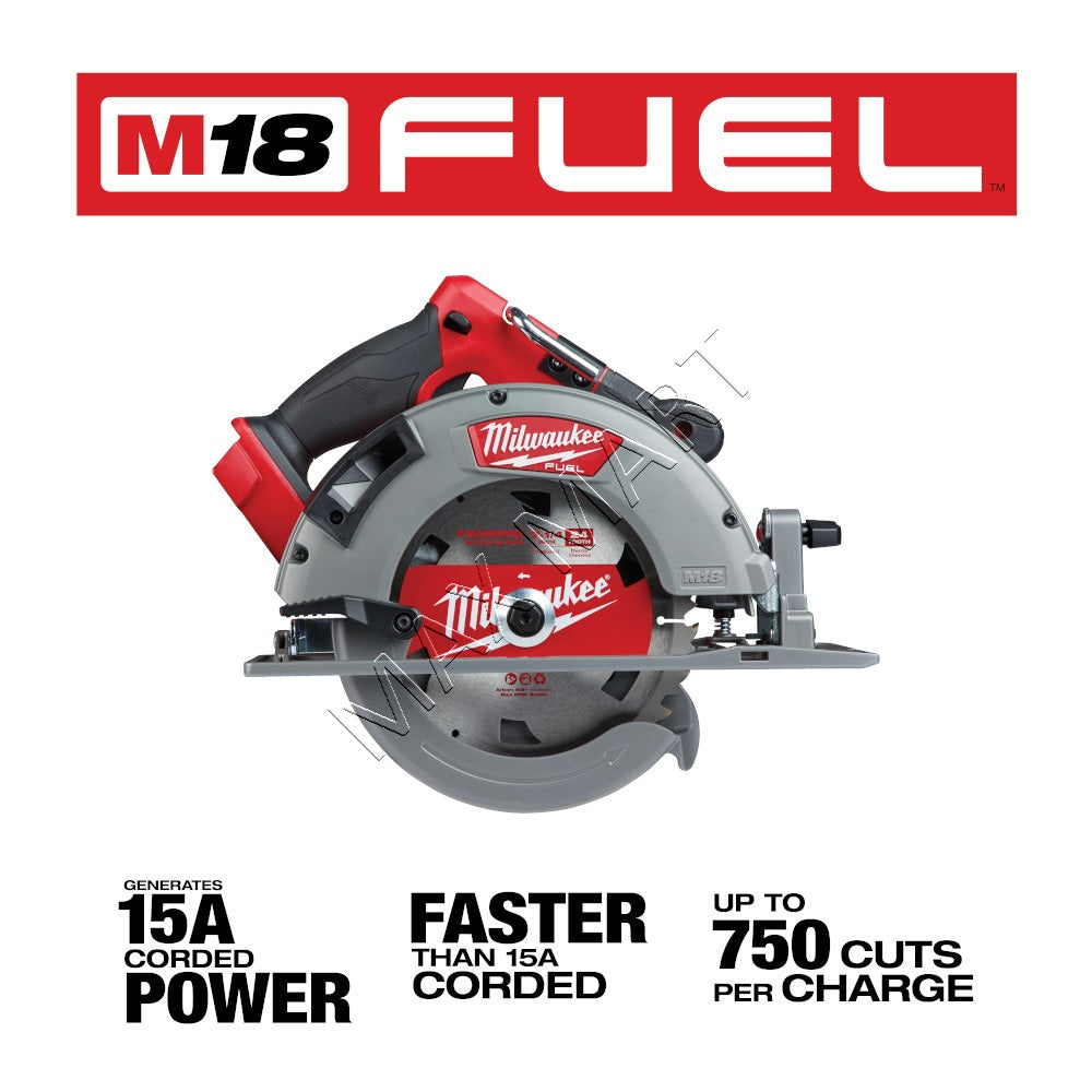 Milwaukee 2732-20 M18 FUEL Cordless Brushless 7-1/4-Inch Circular Saw (Tool Only)