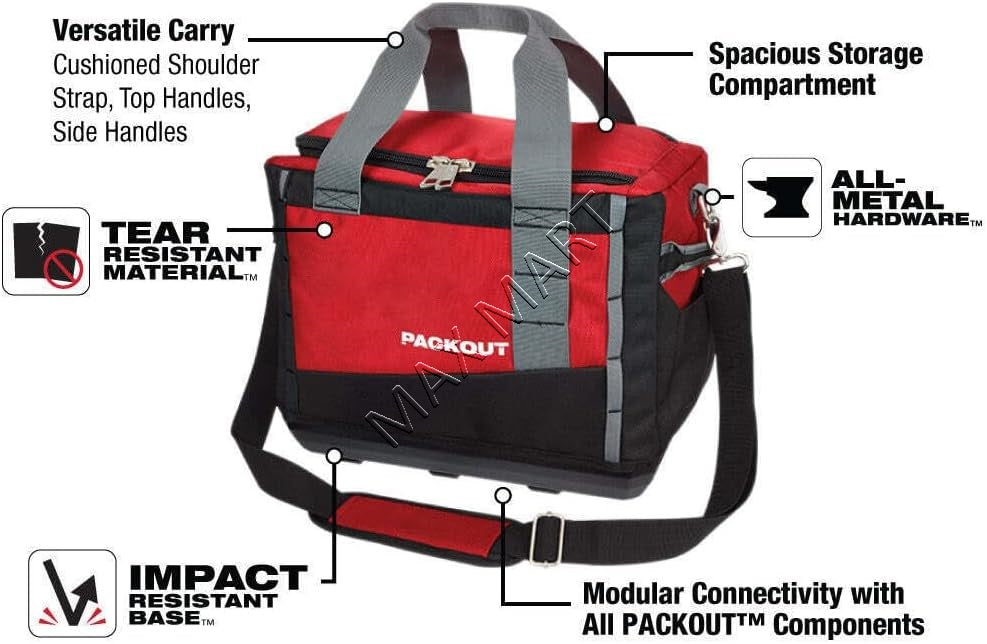 Milwaukee 48-22-8321 15-Inch PACKOUT Soft-Sided Tool Bag