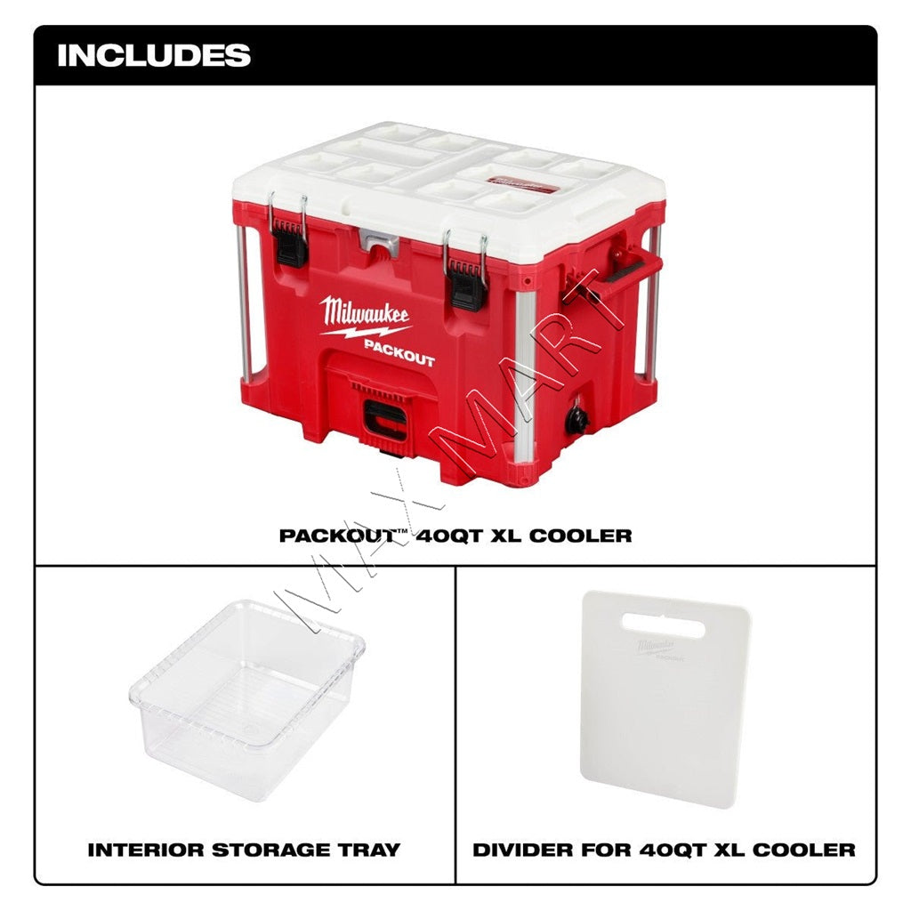 Milwaukee 48-22-8462 22 in. PACKOUT 40QT (37Liter) XL Cooler