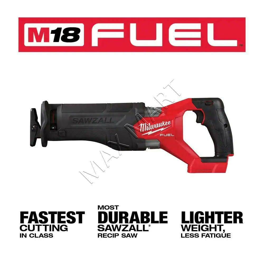 Milwaukee 2821-20 M18 FUEL GEN-2 Brushless Cordless SAWZALL Reciprocating Saw (Tool Only)