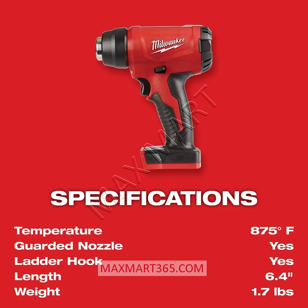 Milwaukee 2688-20 M18 Cordless Compact Heat Gun (Tool Only)