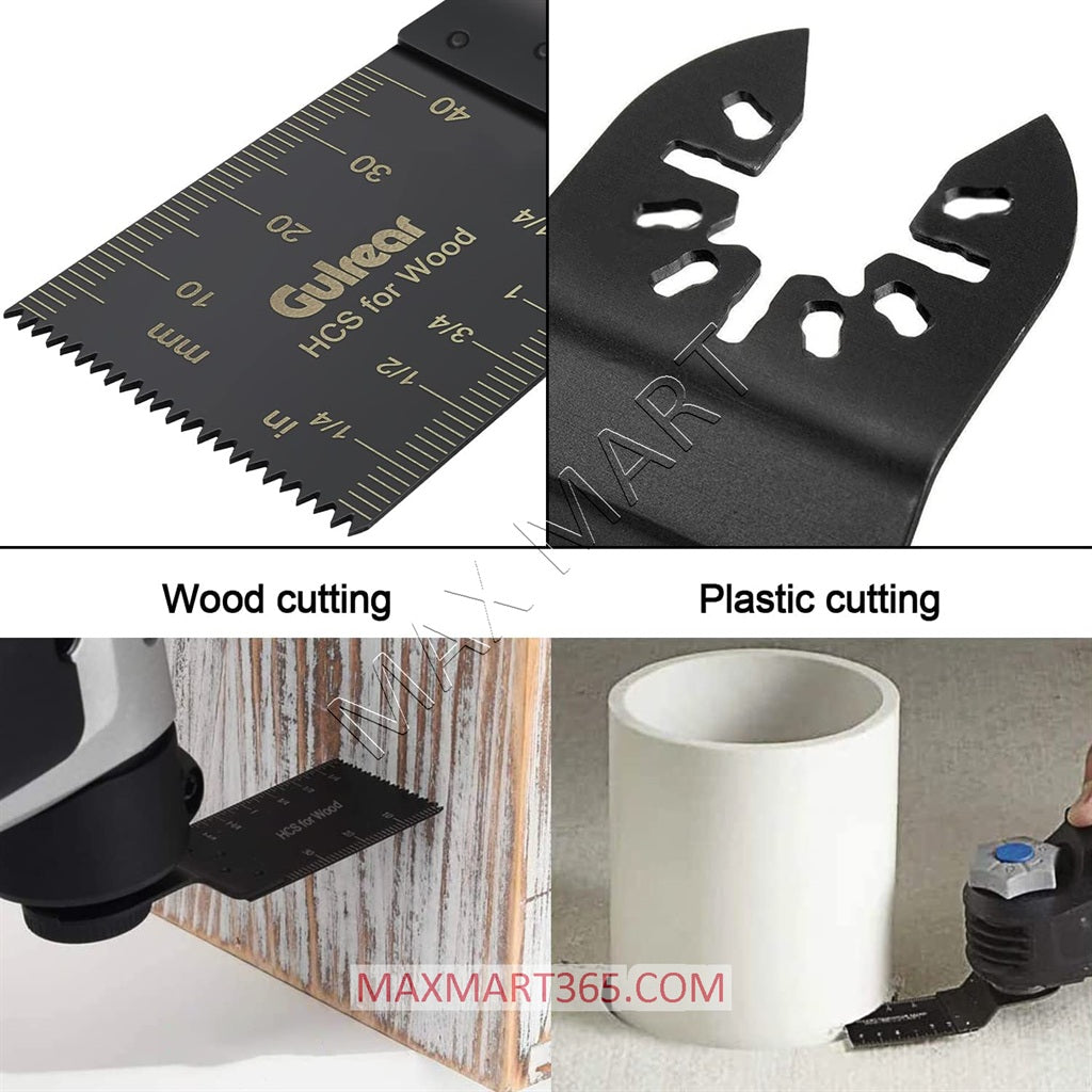 Universal Oscillating Multi-tool Blade for Wood, Soft Metal and Plastic Cutting