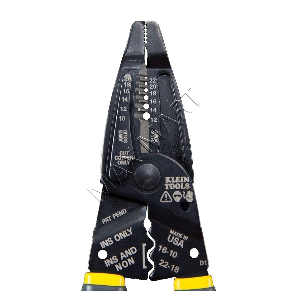Klein Tools Klein-Kurve Long-Nose Wire Stripper, Wire Cutter, Crimping Tool 1009SEN