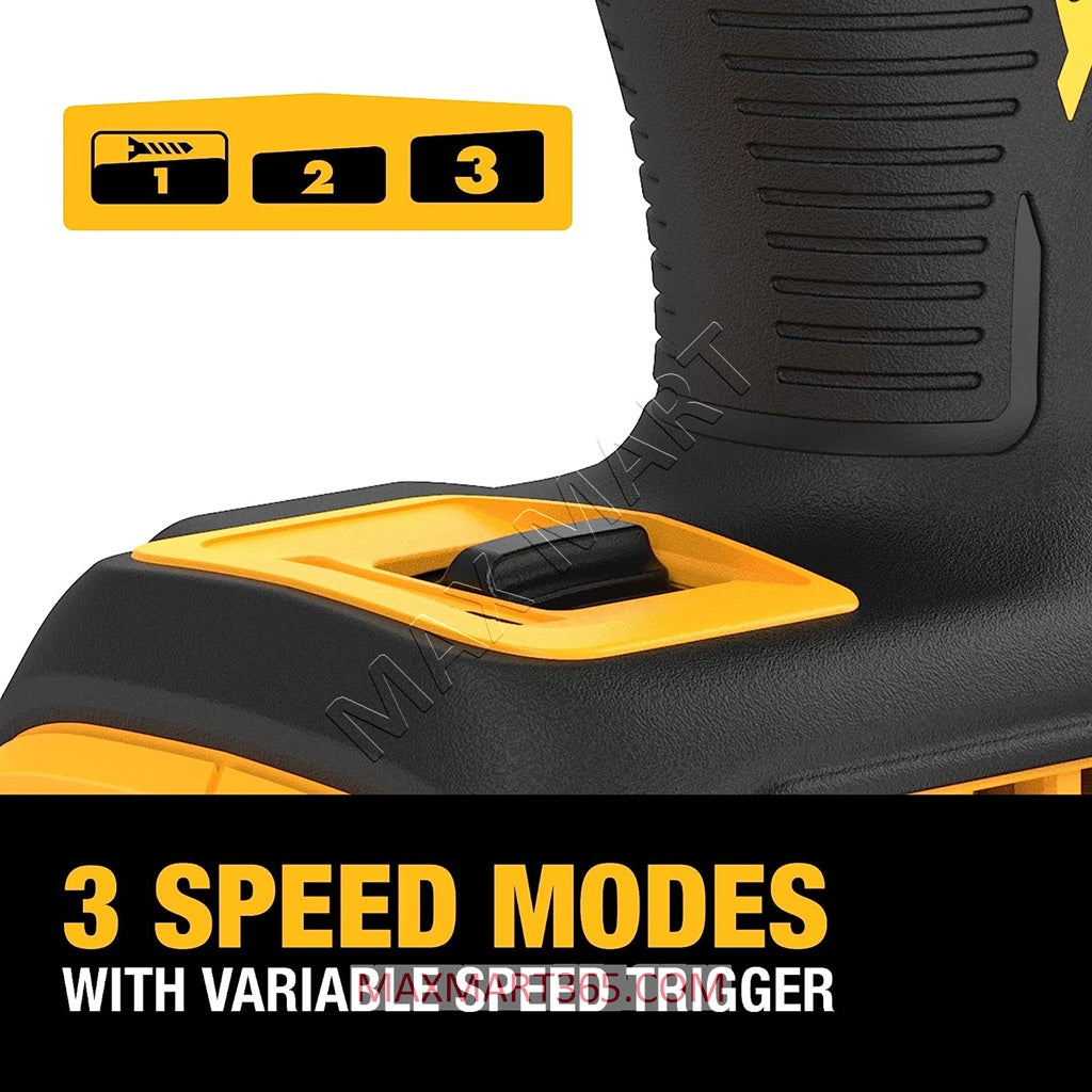 DEWALT DCF845B 20V XR Cordless Brushless 3-Speed Impact Driver (Tool Only)