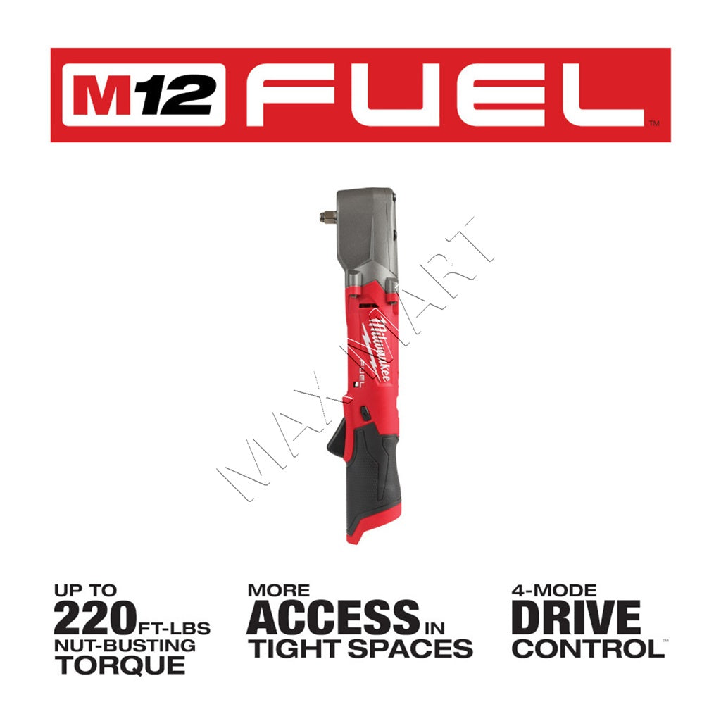 Milwaukee 2564-20 M12 Fuel Brushless Cordless 3/8-inch Right Angle Impact Wrench (Tool Only)